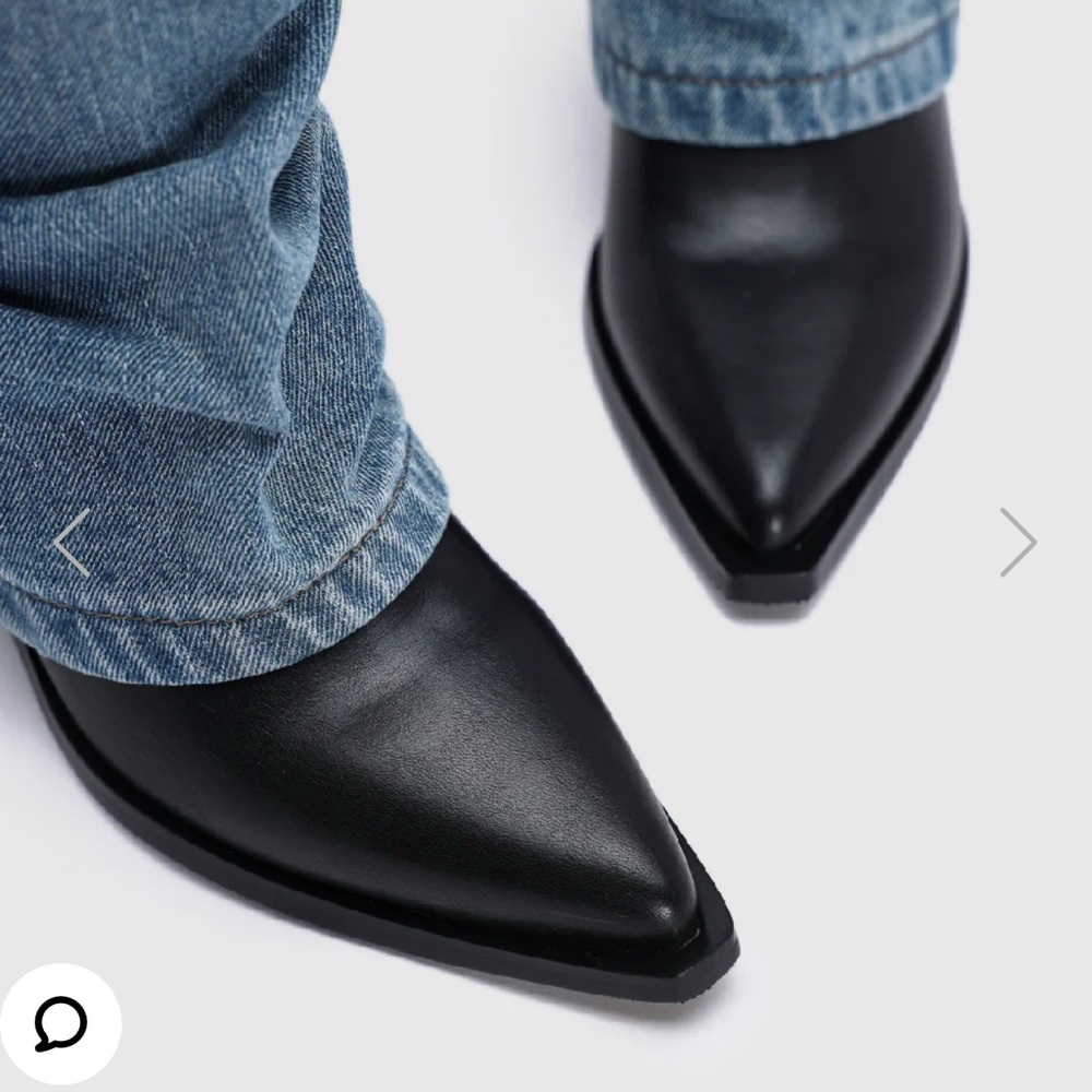Denim boots with Vintage Washed Look